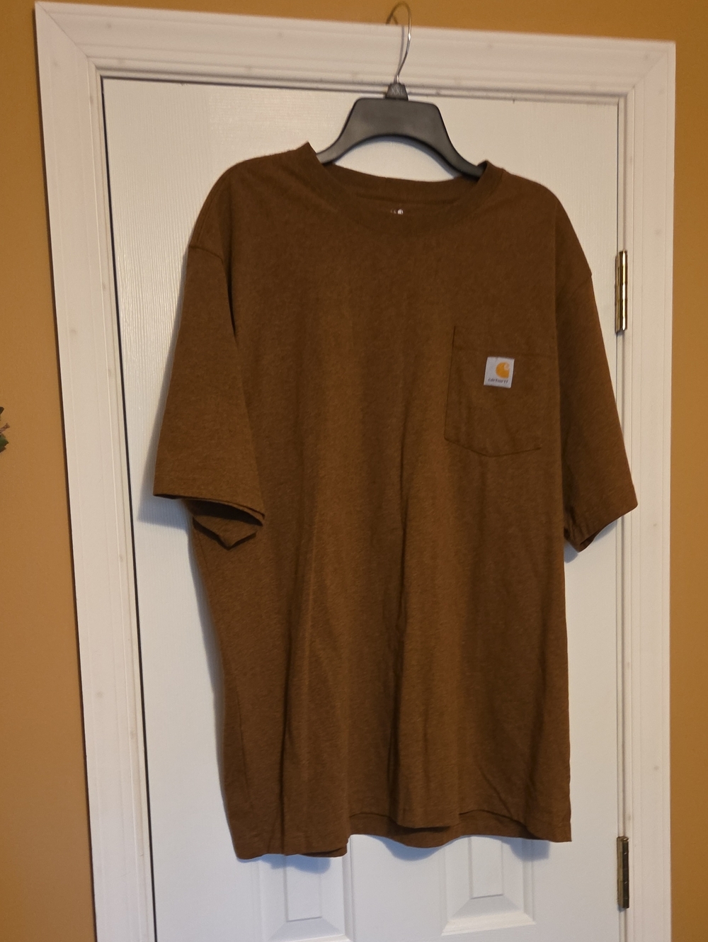 Carhartt Men's Brown Pocket Short Sleeve Tee